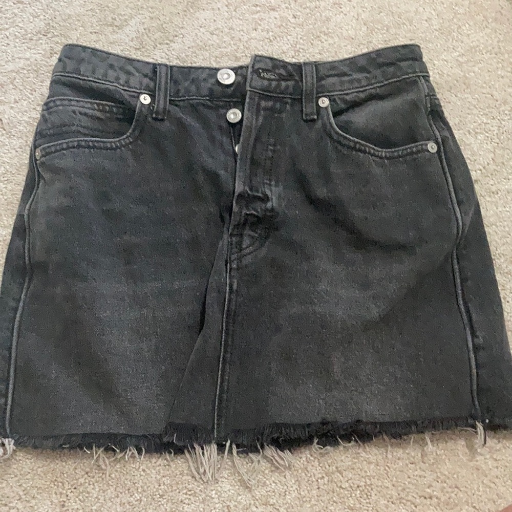free people black skirt!